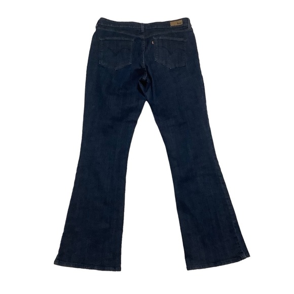 Levi’s Bold Curve Classic Rise Bootcut Jeans Sz 14 Dark Blue Wash - Picture 2 of 9